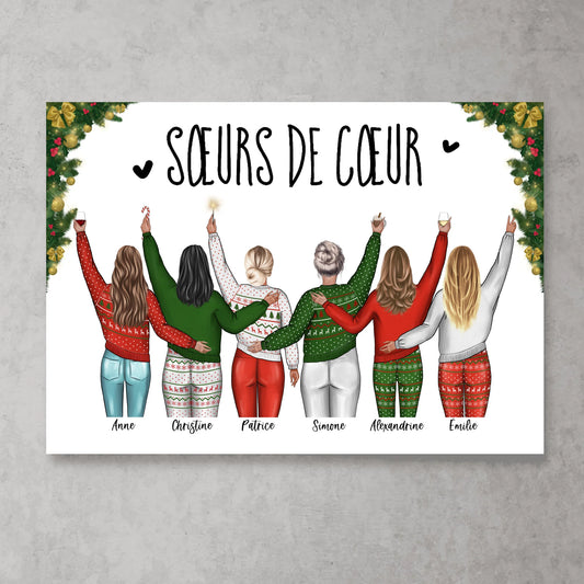 Meilleures ensemble (4-6 P) - Affiche personnalisée
